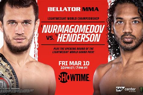 Bellator 292 goes down this Friday, March 10, 2023 at the SAP Center in San Jose, CA. Bellator lightweight champion Usman Nurmagomedov will not look past his grand prix quarterfinal opponent Benson Henderson, who he faces at Bellator 292 this Friday, but admits the possibility of a tournament final with A.J. McKee is "amazing."
